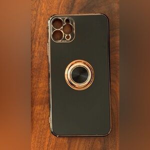 iPhone 11 Pro Max Black and Gold Case